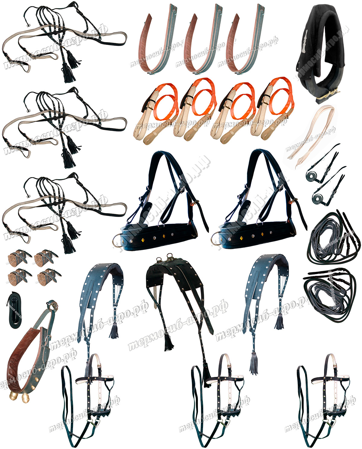 Упряжь для тройки выездная